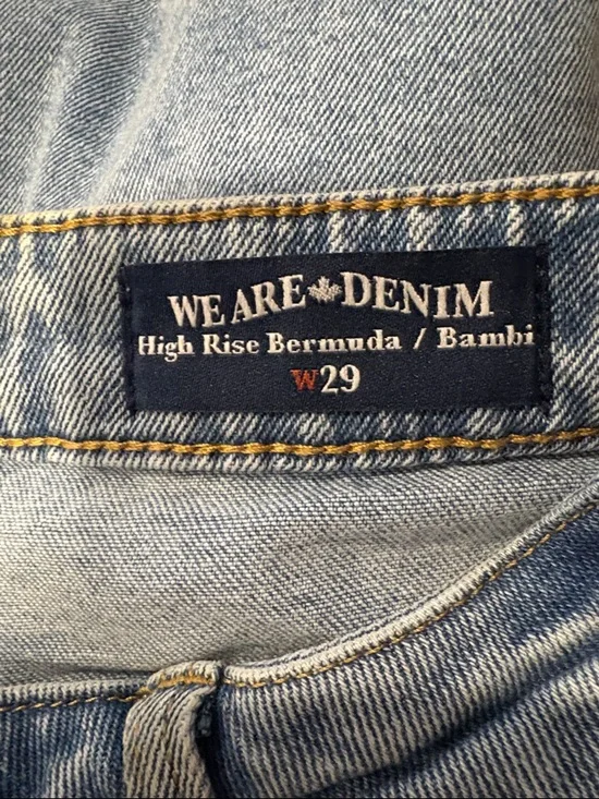 Buffalo David Bitton Light Blue Denim Jean Shorts - Picture 3 of 4